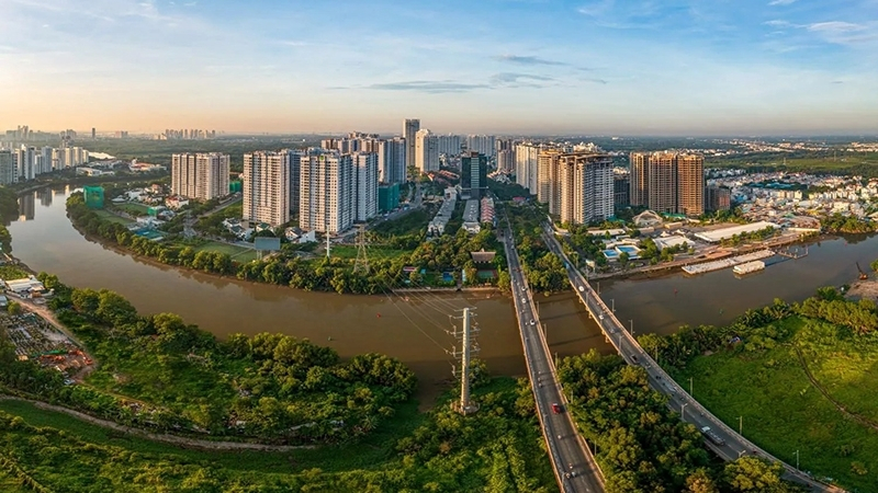 Huyện Nhà Bè ngày càng phát triển kèm theo nhu cầu dịch vụ tăng cao