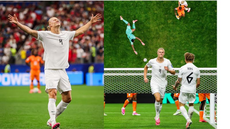 Erling Haaland ghi bàn thắng quyết định để Na Uy thắng 2-1 và giành vé đi tiếp vào vòng 1/8