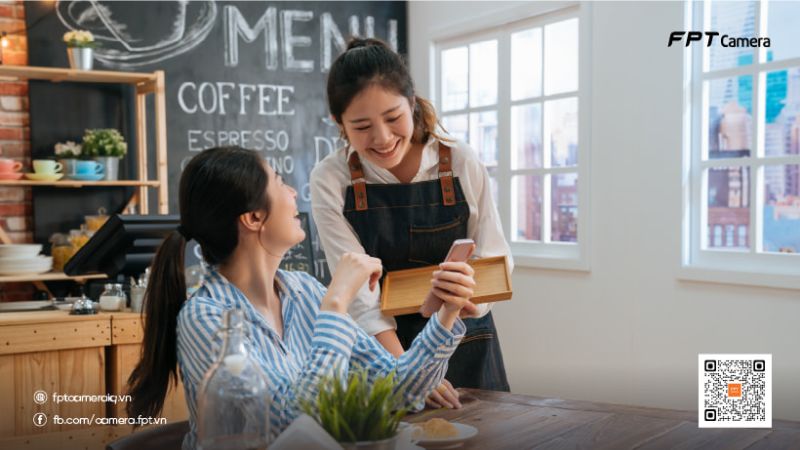 Lắp camera giúp quản lí nhân viên và khách hàng hiệu quả