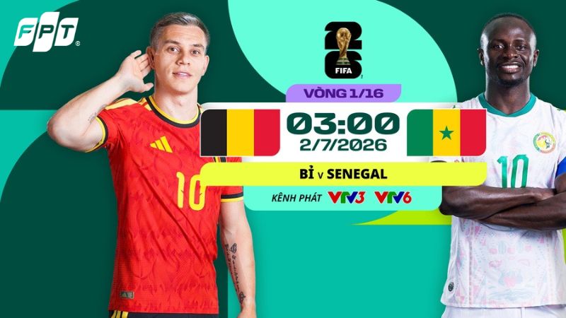 Link xem trực tiếp Bỉ vs Senegal l&uacute;c 3:00 ng&agrave;y 2/7