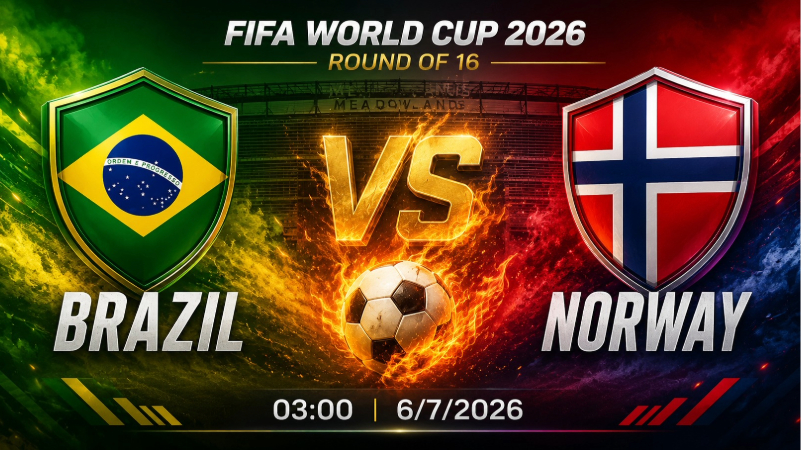 Nhận định Brazil vs Na Uy (3h00 ng&agrave;y 6/7): World Cup 2026