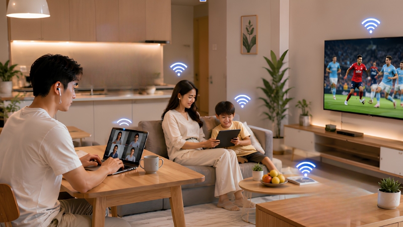 Lắp Internet FPT tốc độ cao, đảm bảo kết nối ổn định cho cả gia đình