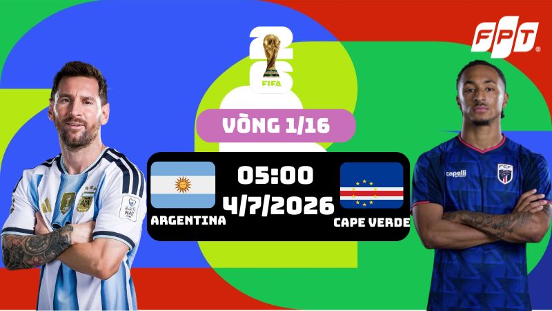 Nhận định Argentina vs Cape Verde (5:00 4/7): Kh&oacute; cản Messi