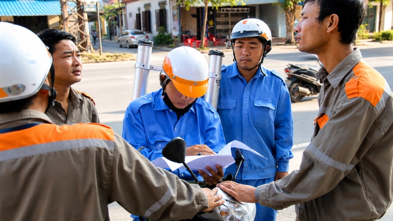 Đội ngũ nhân viên kỹ thuật nhiệt tình, chuyên nghiệp