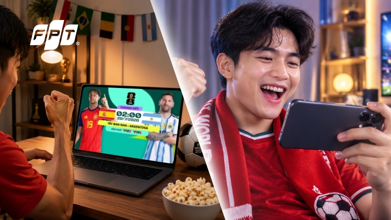 C&aacute;ch xem chung kết T&acirc;y Ban Nha vs Argentina tr&ecirc;n điện thoại, m&aacute;y t&iacute;nh