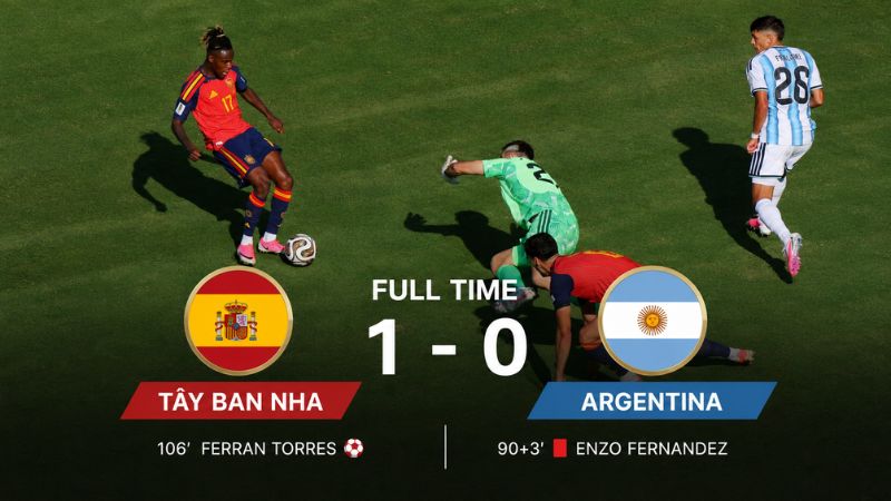 Kết quả Argentina vs T&acirc;y Ban Nha, chung kết World Cup 2026