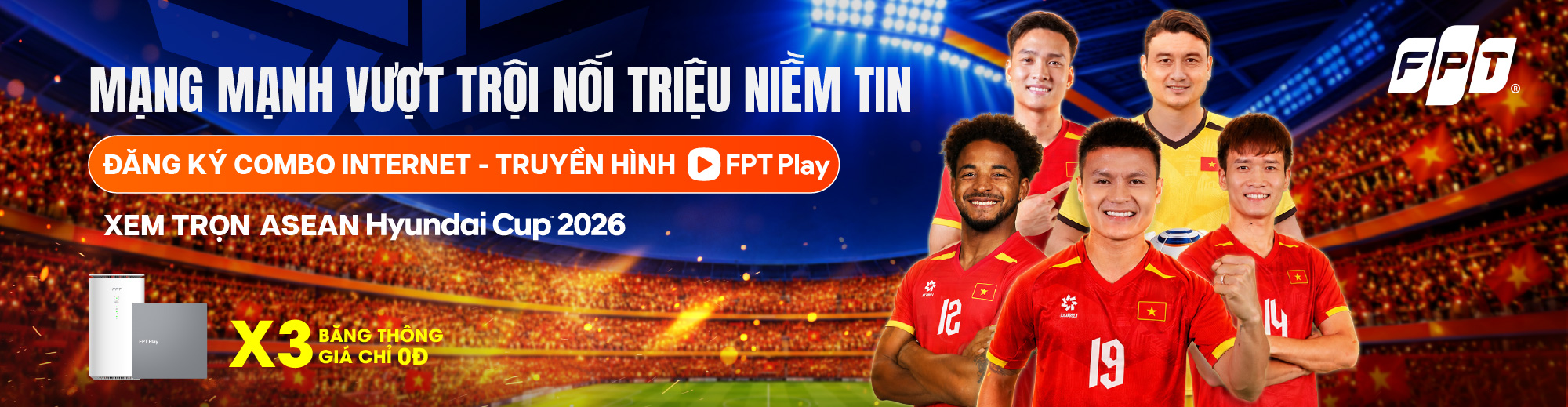 Xem ASEAN Cup trên FPT Play