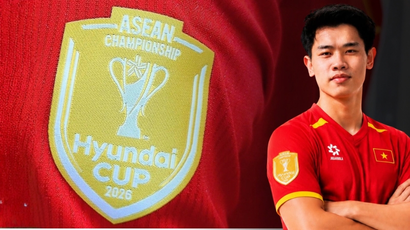 Tuyển Việt Nam mặc &aacute;o đấu in patch v&agrave;ng đương kim v&ocirc; địch tại ASEAN Hyundai Cup 2026