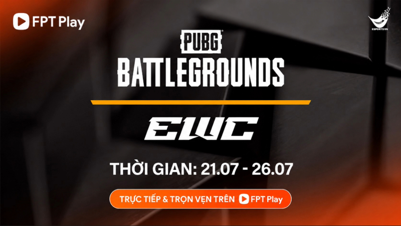 Lịch thi đấu EWC 2026: PUBG Battlegrounds cập nhật mới nhất