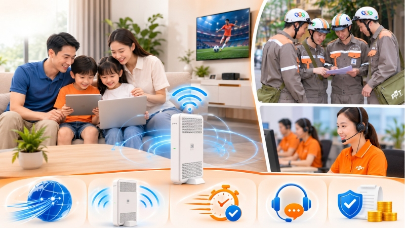 FPT cung cấp đa dạng các dịch vụ, đáp ứng nhu cầu khách hàng
