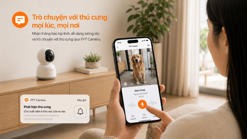 Thông báo đúng thời điểm giúp chủ nuôi chủ động tương tác với thú cưng