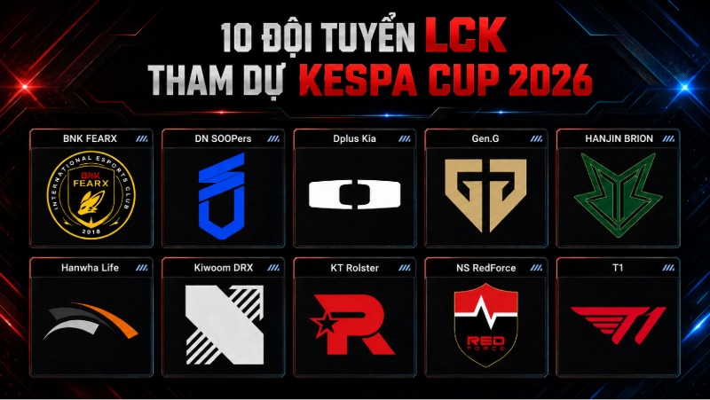 10-doi-tuyen-LCK-so-tai-tai-KeSPA-Cup-2026-mua-he-nay