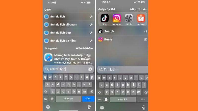 Giao diện tìm kiếm Spotlight trên iPhone được Apple tiếp tục tối ưu trong iOS 26.6