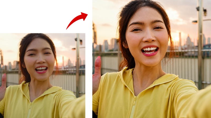 Làm nét ảnh chân dung bị mờ bằng AI