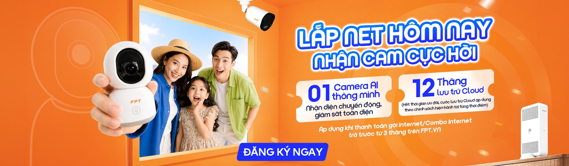 Lắp Internet nhận Camera 0đ