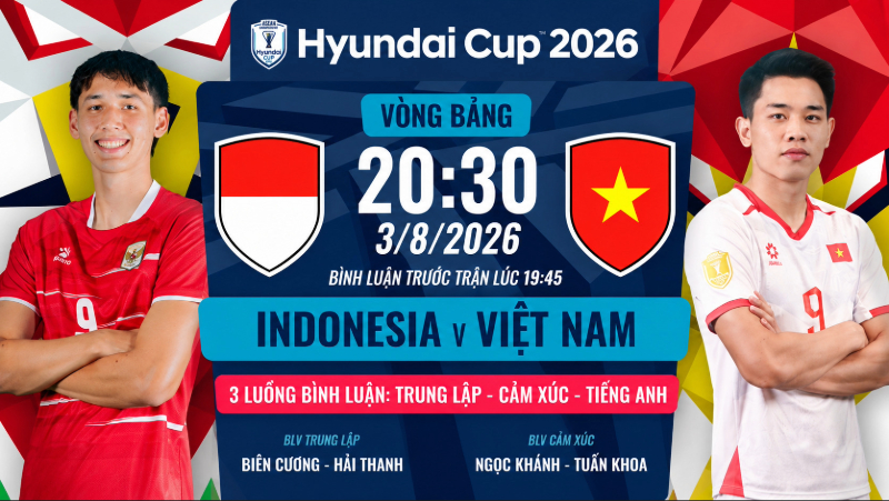Nhận định Việt Nam vs Indonesia - 20h30 ng&agrave;y 03/08