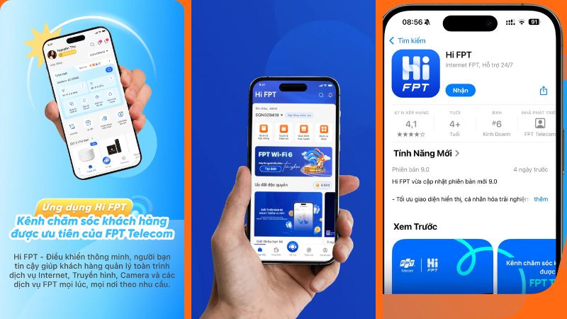 Quản lý mạng Wifi dễ dàng trên ứng dụng Hi FPT