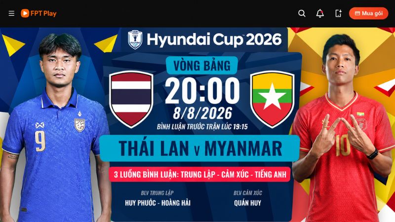 Link xem trực tiếp Th&aacute;i Lan vs Myanmar, 20h00 ng&agrave;y 08/08