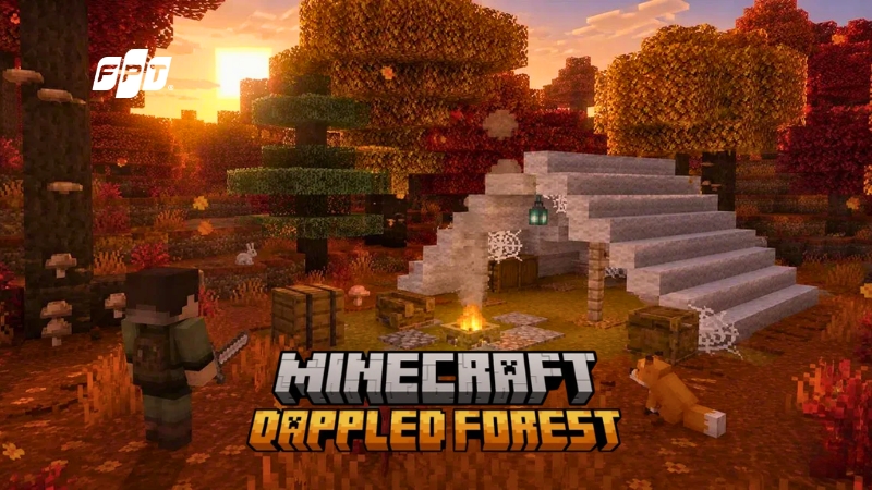 Top 10 seed Minecraft Dappled Forest đẹp, đ&aacute;ng kh&aacute;m ph&aacute; 2026