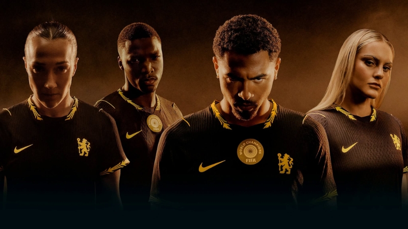 Trang phục thi đấu Premier League mùa 2026/27 sân khách của Chelsea