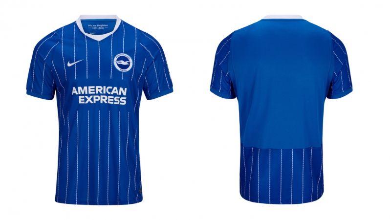 Trang phục thi đấu Premier League mùa 2026/27 sân nhà của Brighton