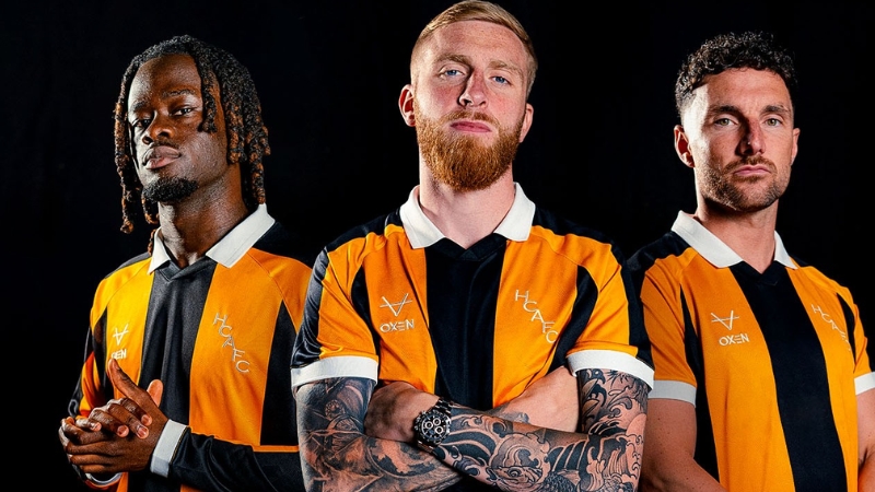 Trang phục thi đấu Premier League mùa 2026/27 sân nhà  của Hull City