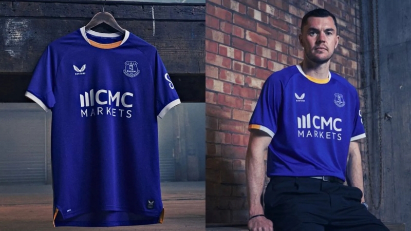 Trang phục thi đấu Premier League mùa 2026/27 sân nhà của Everton