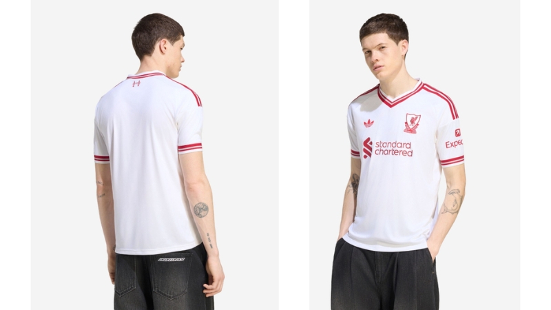 Trang phục thi đấu Premier League mùa 2026/27 sân khách của Liverpool
