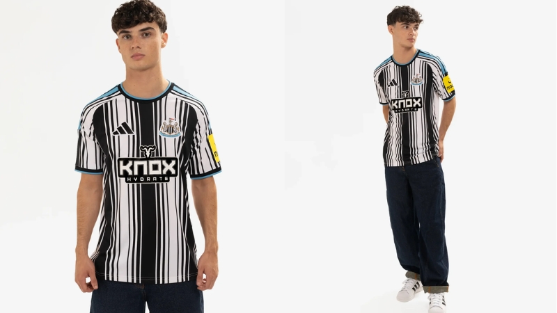 Trang phục thi đấu Premier League mùa 2026/27 sân nhà của Newcastle United