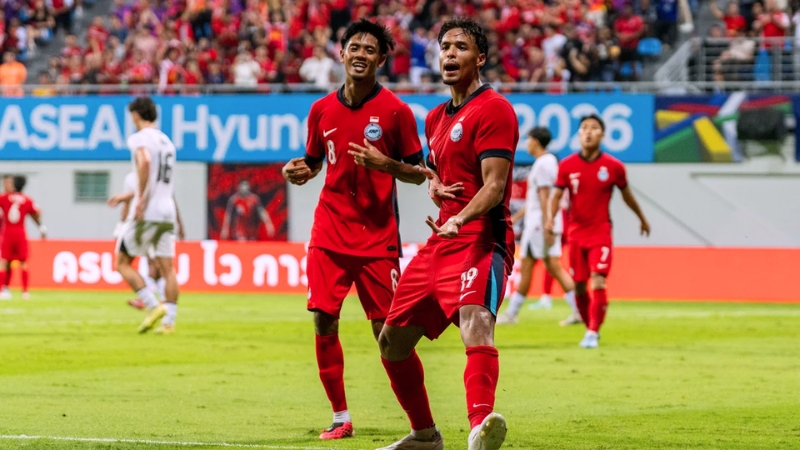 Ilhan Fandi ghi bàn quan trọng giúp Singapore giành vé vào bán kết