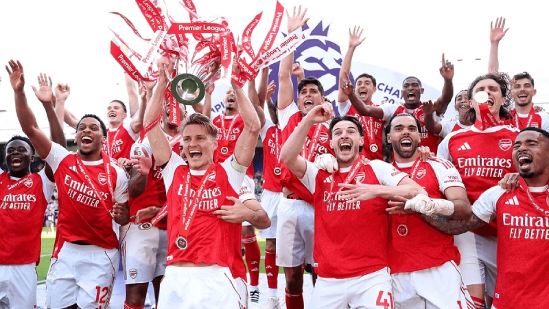 Arsenal chiến thắng mùa giải ngoại hạng anh 2025/26