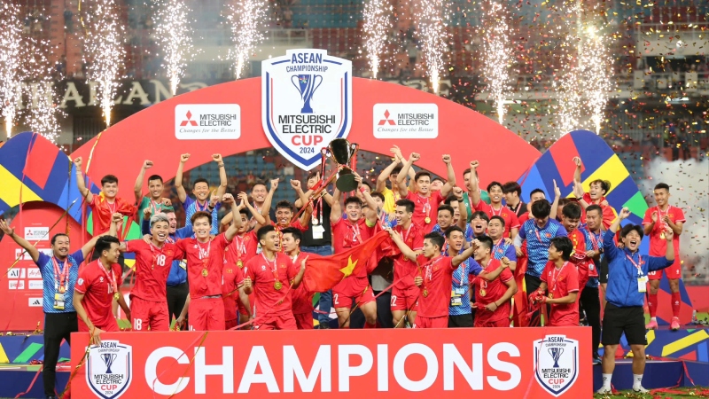 Việt Nam giành chức vô địch ASEAN Cup 2024 khi thắng Thái Lan với tỷ số chung cuộc 5-3