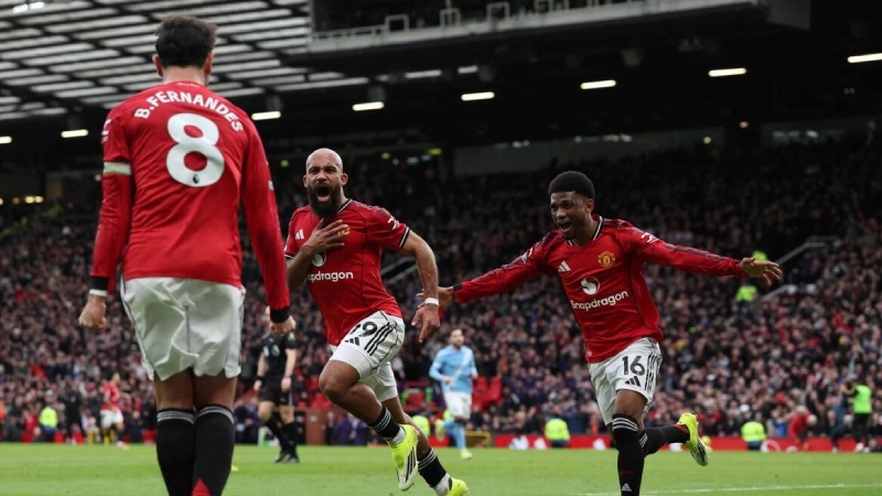 Bruno Fernandes, Bryan Mbeumo và Amad Diallo đóng vai trò quan trọng trong đội hình MU