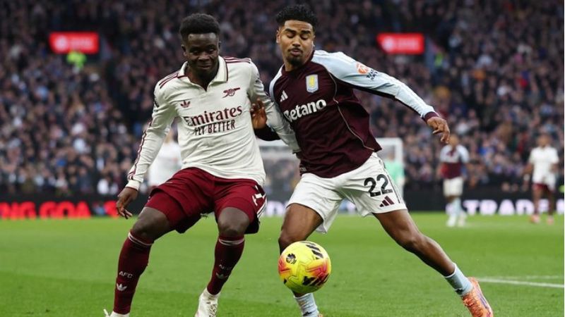 Trận đối đầu Arsenal vs Aston Villa tại Ngoại hạng Anh mùa 2025/26