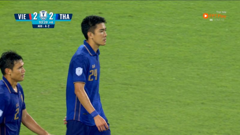 Wanchai đã vô tình sút thẳng về lưới nhà nâng tỷ số lên 2-2