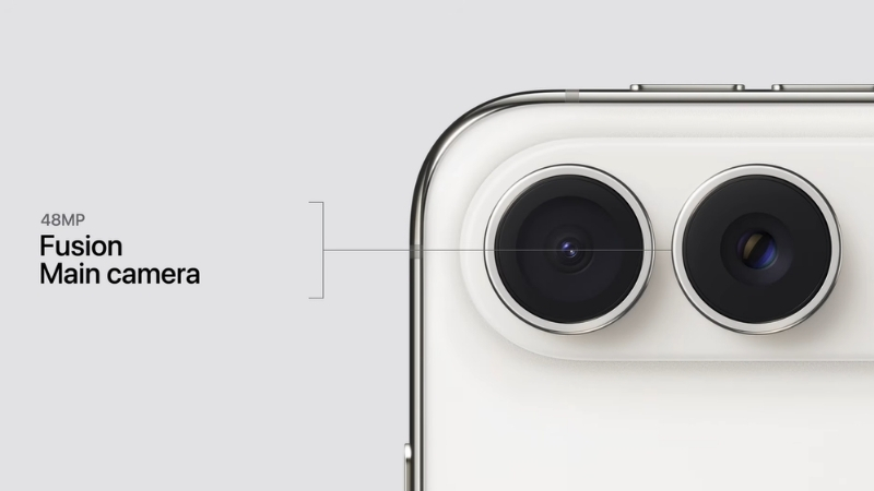 Hệ thống camera 48MP Dual Fusion trên iPhone Duo