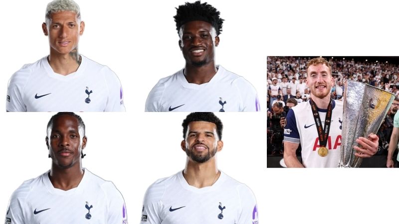 Đội hình các tiền đạo của Tottenham Hotspur mùa giải Premier League 2026/27
