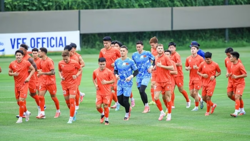 Tuyển Việt Nam chốt ng&agrave;y hội qu&acirc;n chuẩn bị FIFA ASEAN Cup 2026