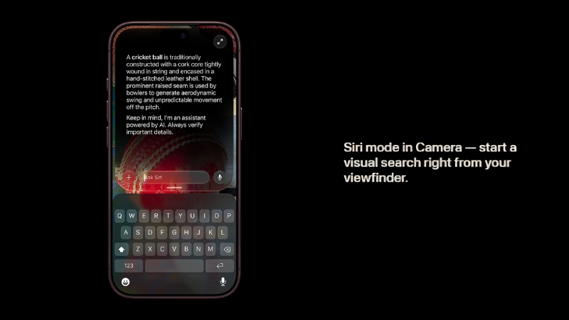 iOS 27 cho phép iPhone sử dụng camera và nội dung trên màn hình để nhận diện, tìm hiểu và cung cấp thêm thông tin