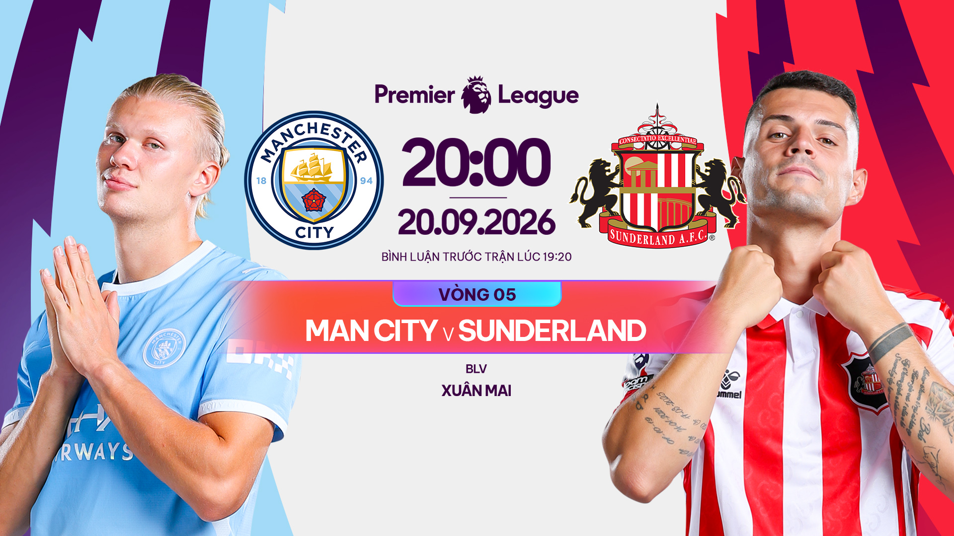 Link xem trực tiếp Man City vs Sunderland, 20h00 ng&agrave;y 20/9 h&ocirc;m nay