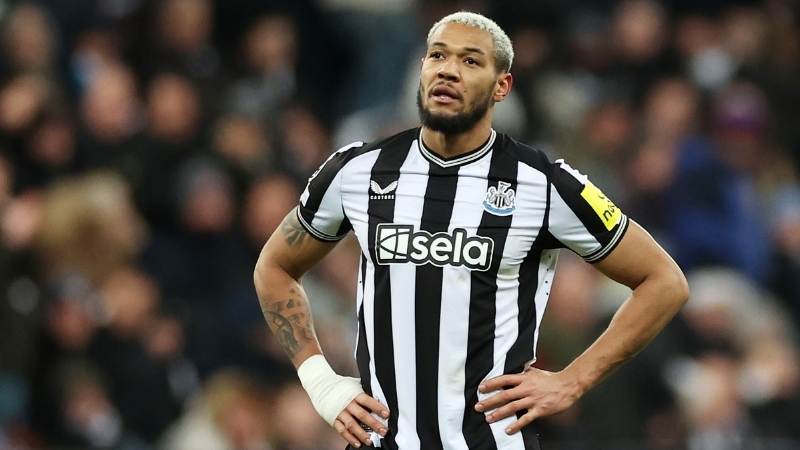 Joelinton chấn thương ảnh hưởng trực tiếp lên chiến thuật của Newcastle