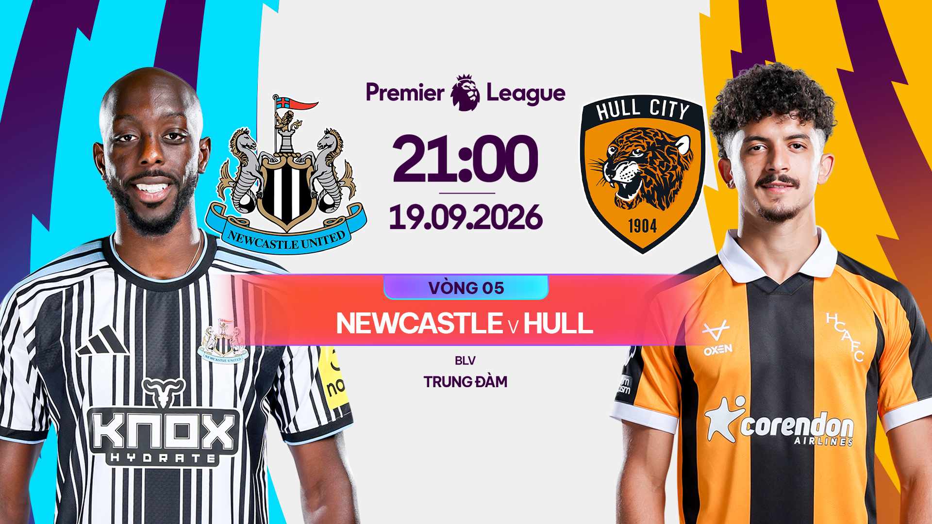 Link xem trực tiếp Newcastle vs Hull City l&uacute;c 21h00 h&ocirc;m nay 19/9/2026