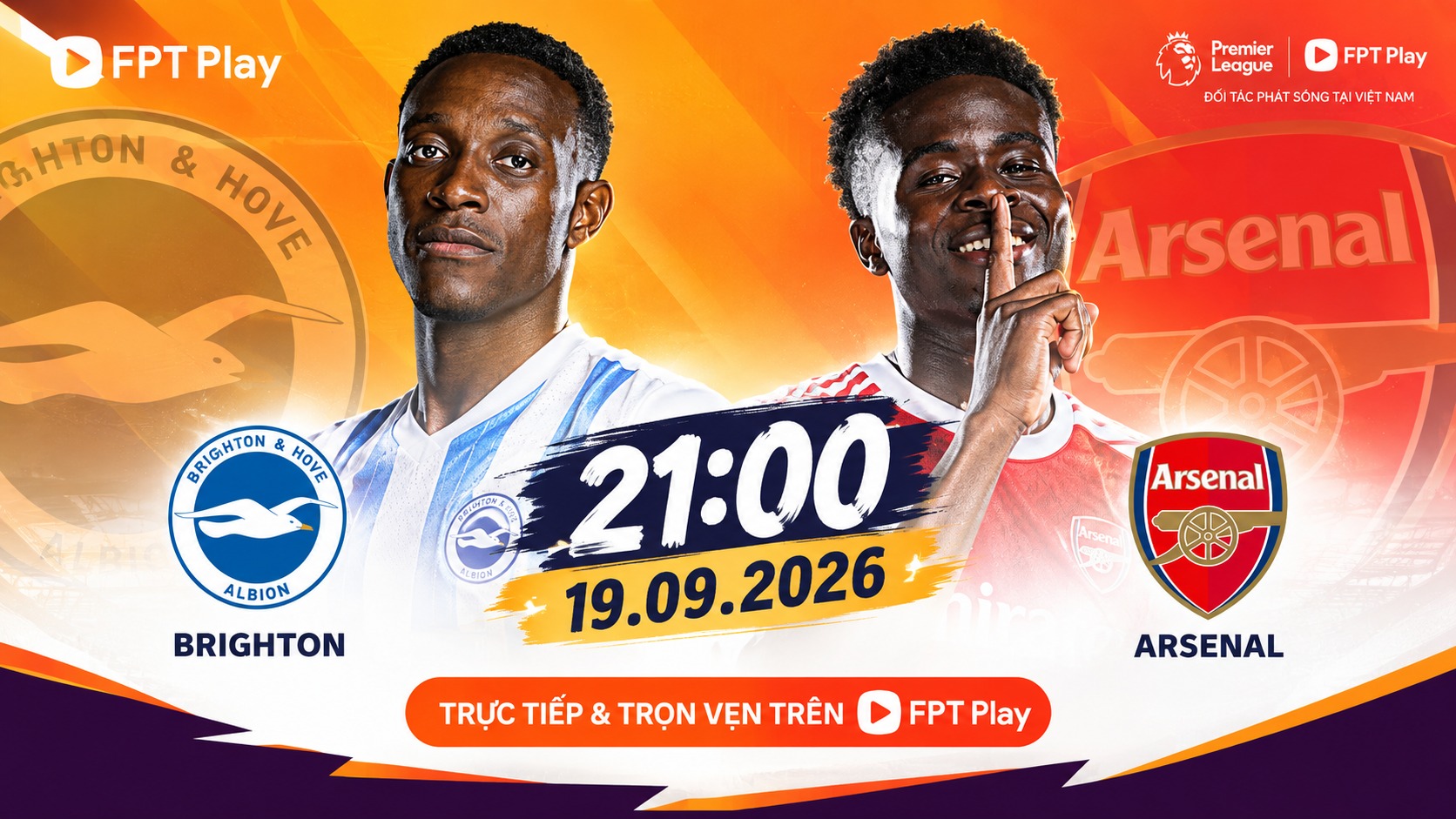 Nhận định Brighton vs Arsenal (21h00 ng&agrave;y 19/9): Ph&aacute;o thủ bảo vệ ng&ocirc;i đầu