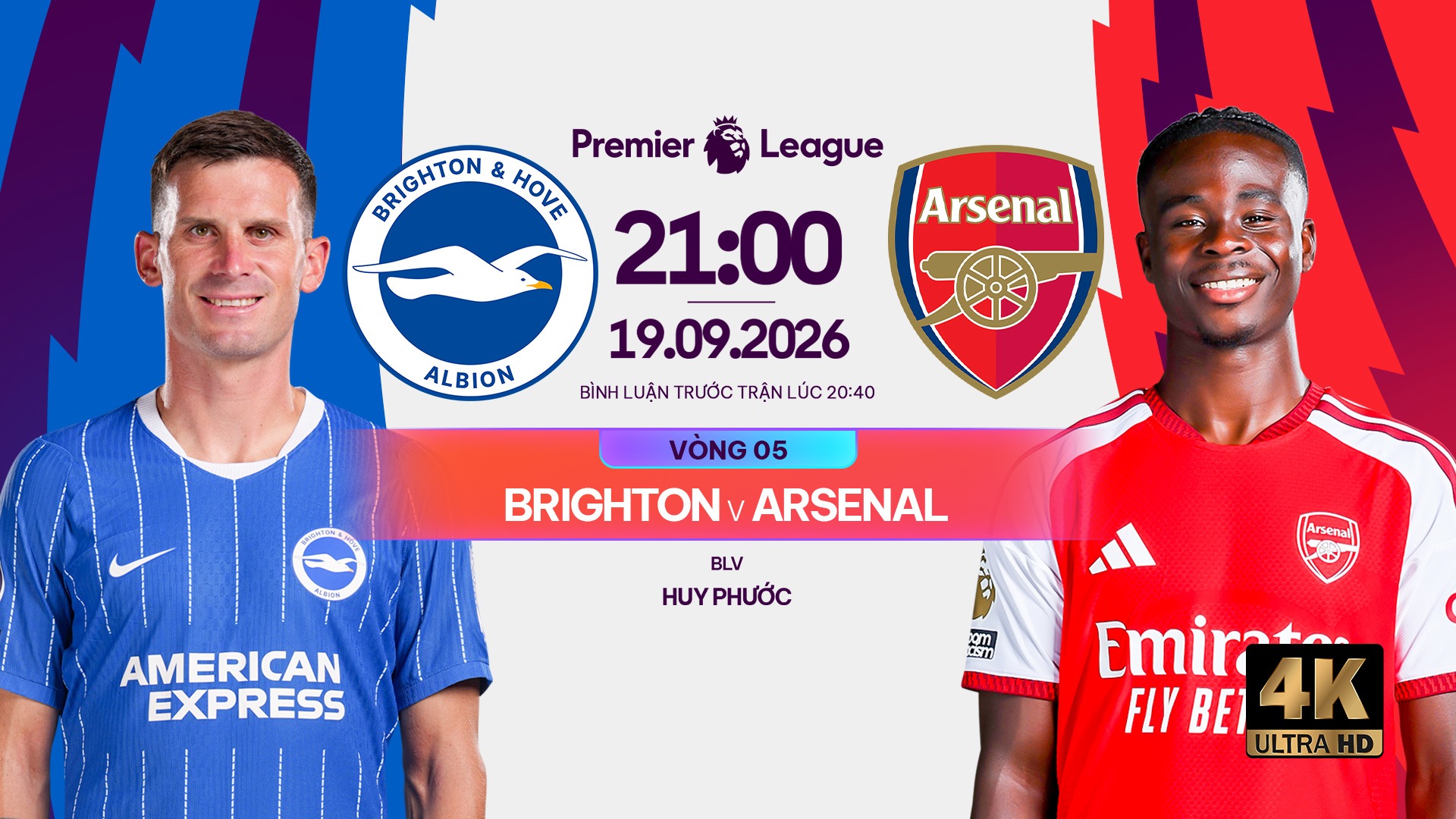 Link xem trực tiếp Brighton vs Arsenal, 21h00 h&ocirc;m nay 19/9