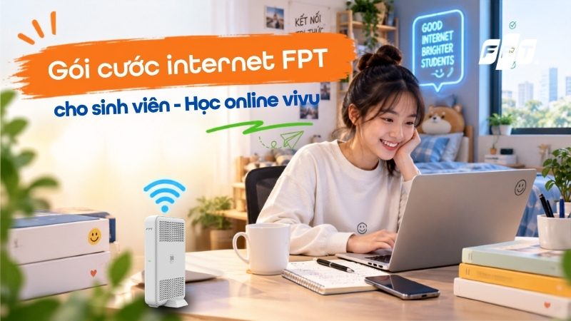 G&oacute;i cước Internet FPT cho sinh vi&ecirc;n - Học online vivu