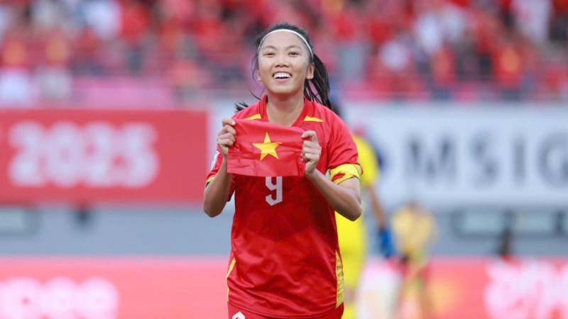Tiền đạo Nguyễn Thị Huỳnh Như không có trong danh sách dự ASIAD 2026