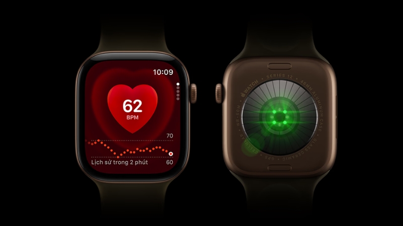 Cảm biến nhịp tim tiên tiến nhất của Apple Watch