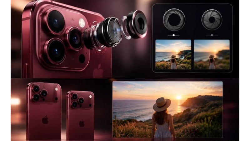 Camera khẩu độ thay đổi vật lý xuất hiện lần đầu trên dòng iPhone 18 Pro và iPhone 18 Pro Max