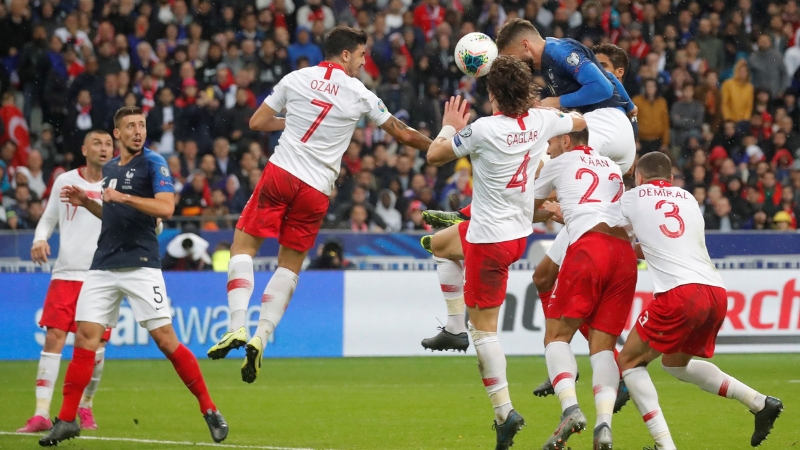 Pháp và Thổ Nhĩ Kỳ hòa 1-1 trong lần gặp gần nhất tại vòng loại EURO 2020