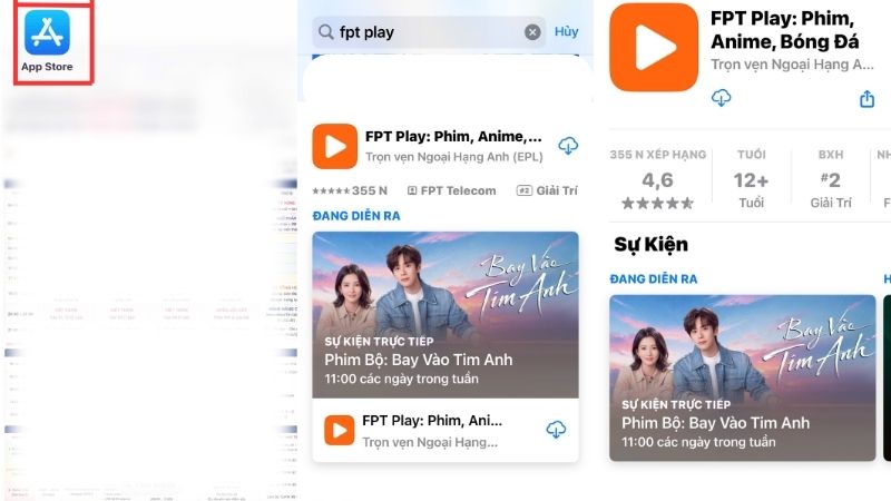 Cách tải ứng dụng FPT Play trên điện thoại